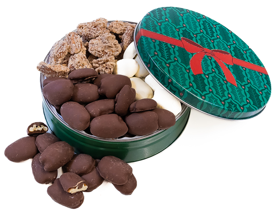 CREATE YOUR OWN CANDIES IN A CHRISTMAS TIN   ALL SIZES